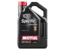 MOTUL 0W20 (5L) SPECIFIC 508 00 509 00 МАСЛО МОТОРНОЕ ACEA C5, API SP, VW 508 00 509 00, PORSCHE C20